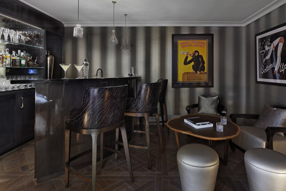 The Lakehouse, Italy | Basement Bar | Interior Designers